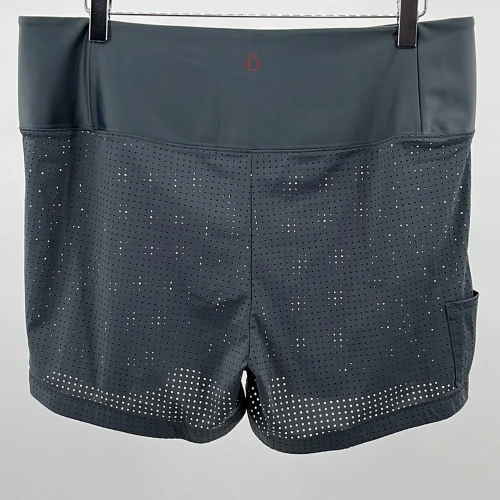 Kinona Golf Mesh Shorty Short in Gray - Size Large - Picture 4 of 8